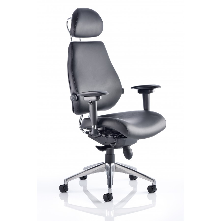 Chiro Plus 24 Hour Ultimate Leather Posture Chair